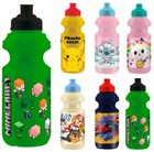 Kids Water Bottle Sports Bottle 350ml Stitch, Minecraft, Pokemon