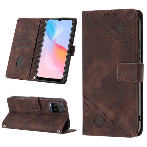 Leather Phone Case For VIVO Y21S Protector Flip Cover Patterned - Picture 6 of 7