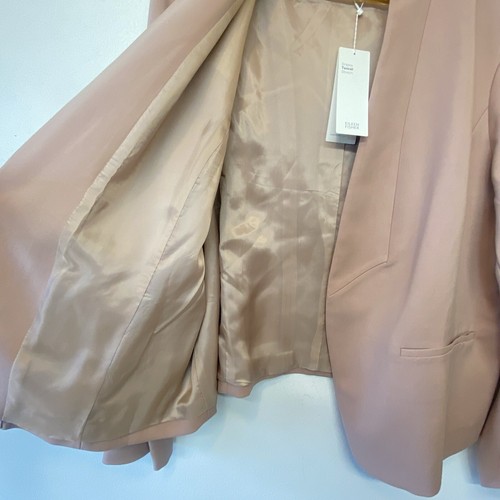 Eileen Fisher Jacket Size Xl Drapey Shaped Rose Pink NWT Tencel Stretch CJ3 - Picture 8 of 8