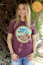 Rowdy Crowd Women's Bloody Mary Mornings Graphic T-Shirt