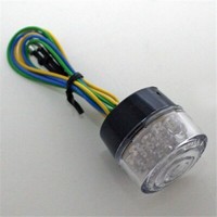 Led-RüCklicht Bullet, Einsatz, Transparent, E-GeprüFt, Universal Motorrad Umbau