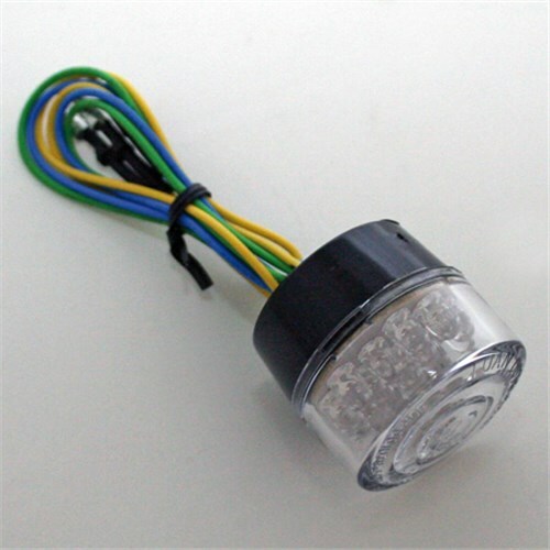 Led-RüCklicht Bullet, Einsatz, Transparent, E-GeprüFt, Universal Motorrad Umbau-image