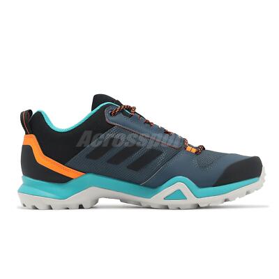 adidas Terrex AX3 Legend Blue Core Black Orange Men Outdoors Shoes