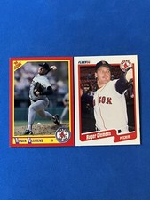 1990 Roger Clemens Baseball Cards - Fleer #271 - Score #310