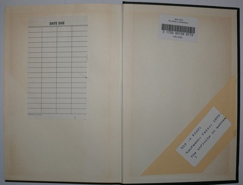 Felix Kaufmann Infinite in Mathematics 1978 Vienna Circle Carnap Schlick HC - Picture 5 of 5