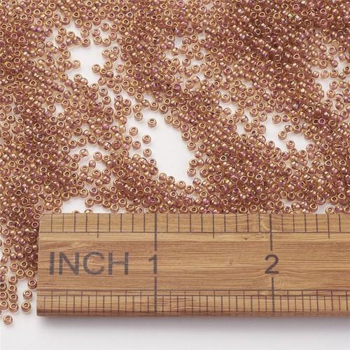900pc/10g Japanese Glass Spacer Beads Tiny Loose Beads 11/0 Inside Color 2x1.5mm - Picture 30 of 94