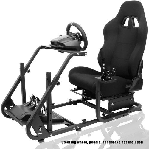 Hottoby G29 Racing Simulator Cockpit Wheel Stand fit Logitech G920 Thrustmaster - Imagen 21 de 28