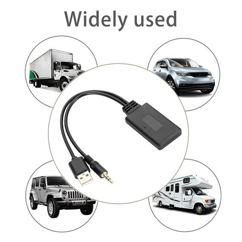Wireless Bluetooth 5.0 Car Receiver Adapter USB 3.5mm Jack Audio AUX Speaker UK- - 第 3/20 張圖片