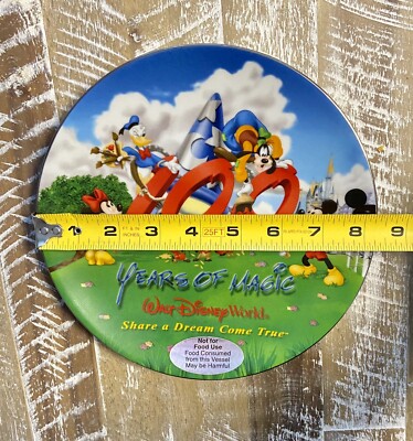 アンティーク　30年前　Walt Disney World プレート　2枚セット Vintage Walt Disney Productions Walt Disney World Plate