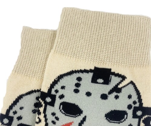 Friday The 13th Jason Voorhees Máscara Calcetines Unisex Talla Única Mezcla de Algodón - Imagen 4 de 5