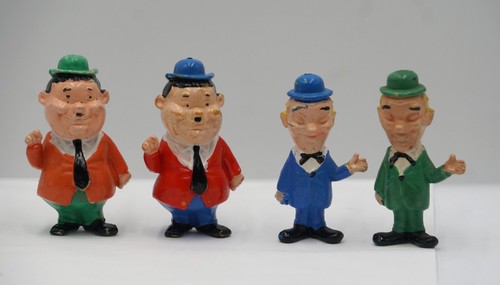 4x Dick & Doof-Laurel & Hardy / Varianten Heimo Figur ca. 5 cm h - Bild 4 von 6