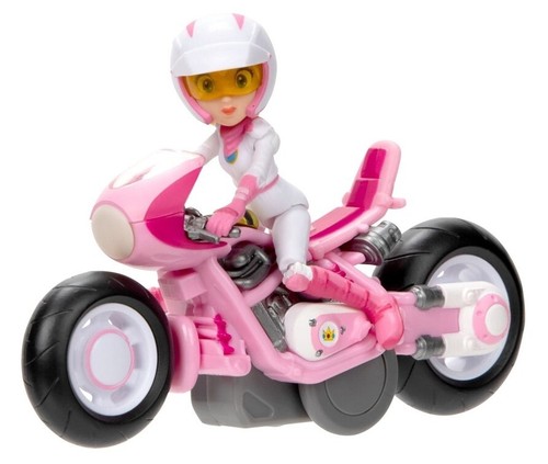 Nintendo Super Mario Bros Movie Pull Back Toy Racer Kart Peach Figure - Picture 3 of 7