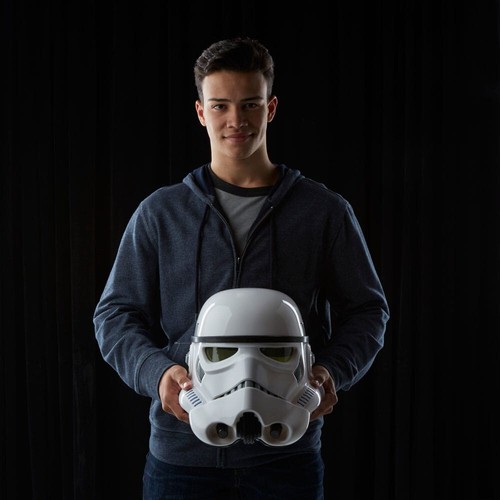HASBRO Star Wars Rogue One Black Series Electronic Helmet Imperial Stormtrooper - Foto 13 di 15