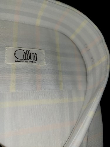 Camicia Uomo Puro Cotone Button Down Quadri Leggera Fresca Taschino Ultimi 43 44 - Imagen 39 de 48