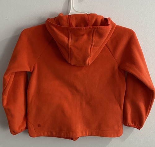 Boys' Orange Fleece Full Zip Hoodie - All in Motion™ - Small New Without Tags - Picture 5 of 6