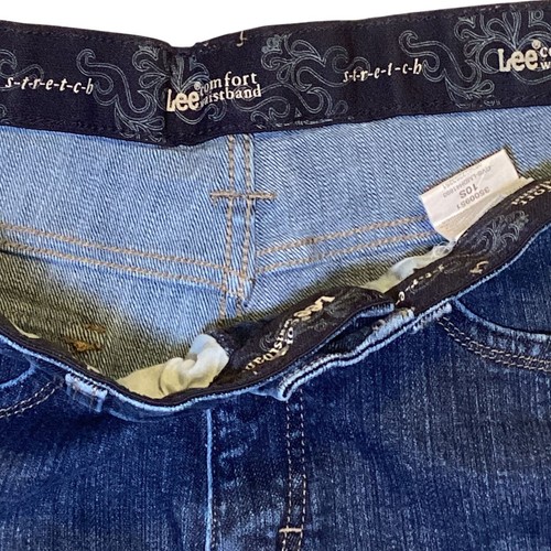 Lee Women's Comfort Waist Band Denim Straight Leg Jeans Size 10S-30X29 Very Nice - Picture 6 of 6
