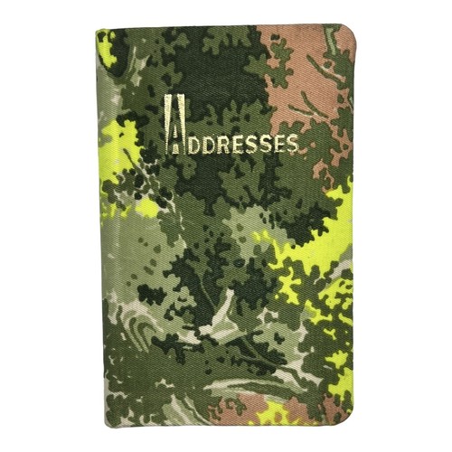 Vintage " Student" grün rosa botanisches Thema ADRESSBUCH - Shanghai China - Bild 1 von 3