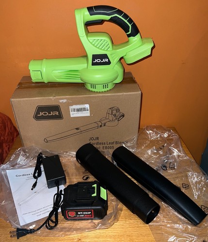 JOJR Cordless Leaf Blower for Lawn Care, Lightweight Battery Powered, Green - Picture 3 of 3