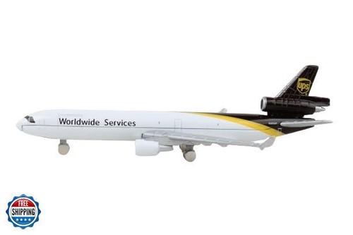 Daron Toy Airplane - UPS MD-11 - Modellino aereo giocattolo in metallo pressofuso con plastica - Foto 5 di 5