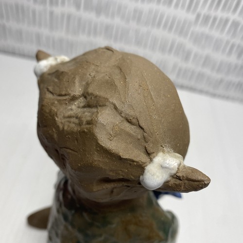 Vintage Japanese Hong Horizons Pottery Kneeling Girl W/Bird Figurine 7” - Picture 7 of 9