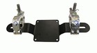 Truss TV/Screen Mount Bracket Kit, Black with 2 Narrow Half Couplers