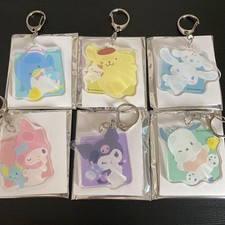 Sanrio Sanrio Characters Trading acrylic keychains set of 6 Sanrio Sanrio Sanrio