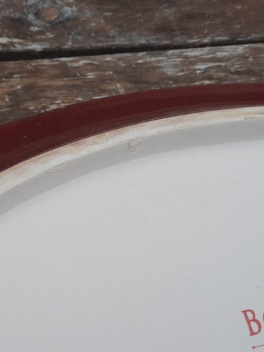 The Bombay Company Tudor Vintage Oval Stoneware Platter 10.5” X 15” Heavy - Picture 5 of 5