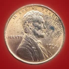 1934 P Lincoln Wheat Cent / Penny *AU+- ABOUT UNCIRCULATED+ FREE SHIPPING 414