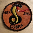 Usaf 483rd Security Police Squadron Guebec Vietnam War Newspaper Backing Patch