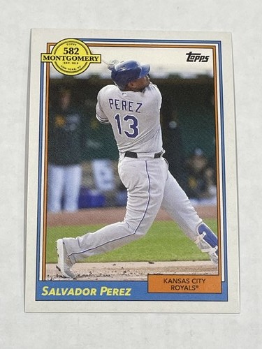 2022 Topps 582 Montgomery Club Baseball - Salvador Perez - Kansas City Royals - Picture 1 of 2