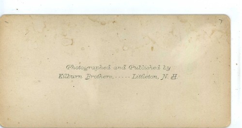 Buildings from Cog Railway Depot Mt Washington Kilburn Stereoview 1870 - Picture 3 of 3