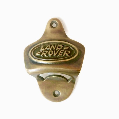 LAND ROVER Bottle Opener 100 % brass works AGED screws included heavy - Picture 5 of 6