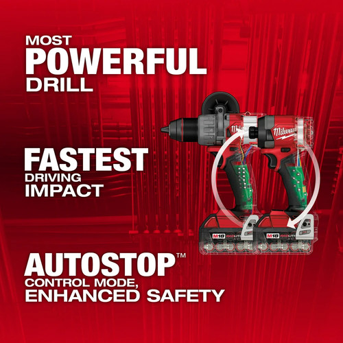 Milwaukee 3697-22 M18 FUEL 18V Cordless 2-Tool Combo Kit w/ 5.0AH Batteries - Picture 2 of 12