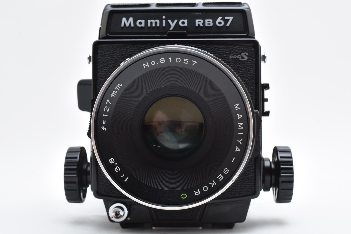 NEAR MINT ] Mamiya RB67 Pro S Film Camera 127mm F3.8 Lens