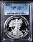 2011-W 1oz Silver American Eagle Dollar - PCGS PR 70 DCAM