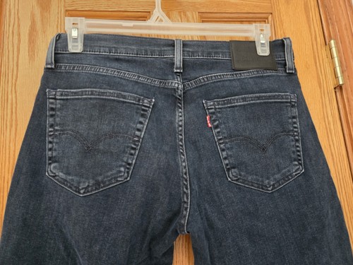 Levis 511 Jeans 33x30 Mens Blue Straight Leg Fit Zip Fly Dark Wash - Picture 4 of 7