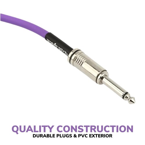 Ernie Ball FLEX Straight to Straight Instrument Cable 20 ft. Purple 6420 - Picture 5 of 10