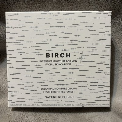 NATURE REPUBLIC Birch Intensive for Men Skin Care Set Korean Cosmetics