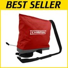 Professional 25-Pound Handheld Spreader with Adjustable Strap & Rear Baffle