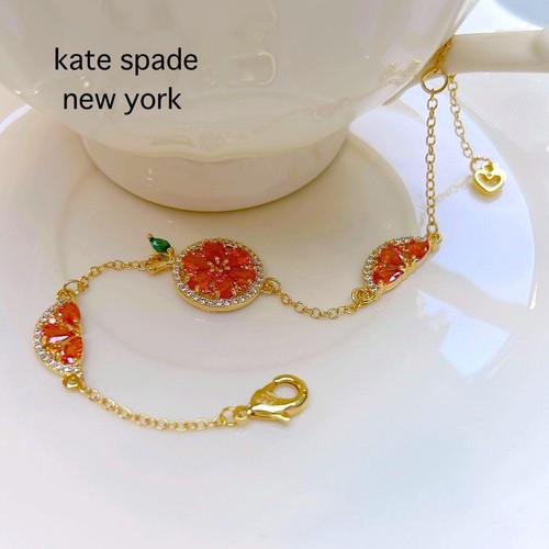 kate spade new york sweet citrus orange bracelet