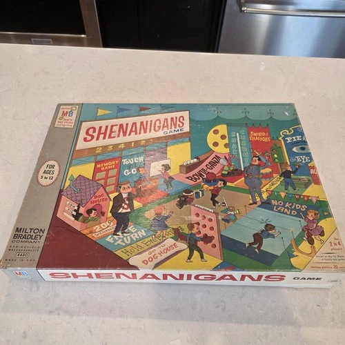 Vintage Shenanigans Board Game Milton Bradley  (1964)   #4480