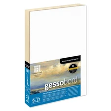 Museum Quality Gessobord Panels 9x12 34 Cradled Hardbord for Oil Acrylic Pain...
