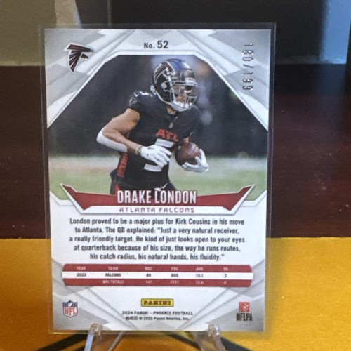 2024 Phoenix Red Lazer Drake London /199 Color Match - Picture 6 of 6