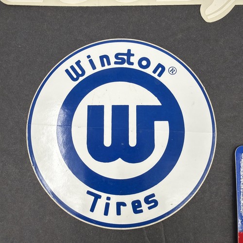 Lot of 5 Cool Vintage Car Tire Wheel Stickers Decals Race Hot Rod Goodyear - Picture 2 of 9