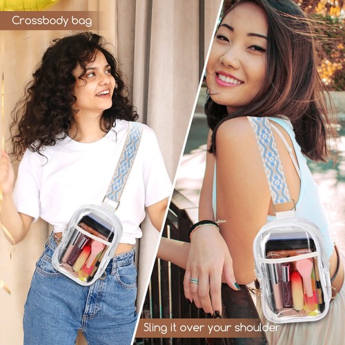 Pvc Messenger Bag Miss Shoulder Bags Clear Handbags for Women Crossbody - Picture 6 of 11