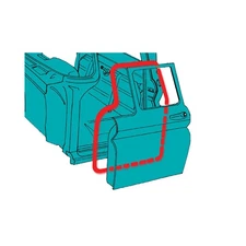 Brothers Trucks DFS6772 Door Weatherstrip Set - Pair