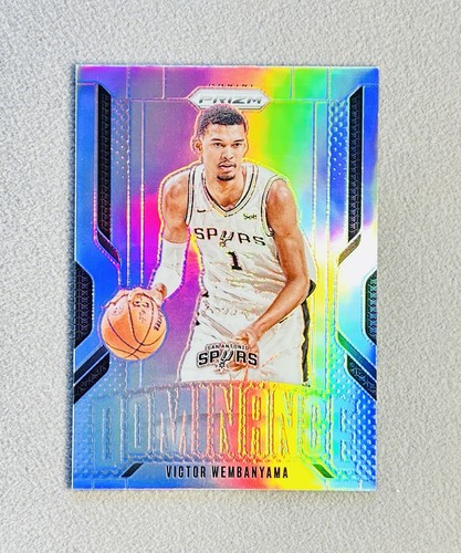 2024-25 Panini Prizm Dominance #7 VICTOR WEMBANYAMA SILVER PRIZM Rookie of Year - Bild 4 von 4