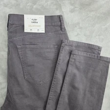 Flint and Tinder 365 Chino Pants Mens 34x32 Tapered Fit Chinos Gray Huckberry