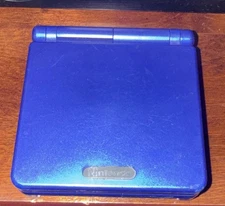 Nintendo Game Boy Advance SP Cobalt Blue Handheld System + Charger Tested Works