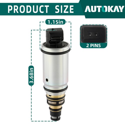 Válvula de control electrónico del compresor de aire acondicionado compatible con Hyundai Sonata 2,0 L 2,4 L 201... - Imagen 2 de 7